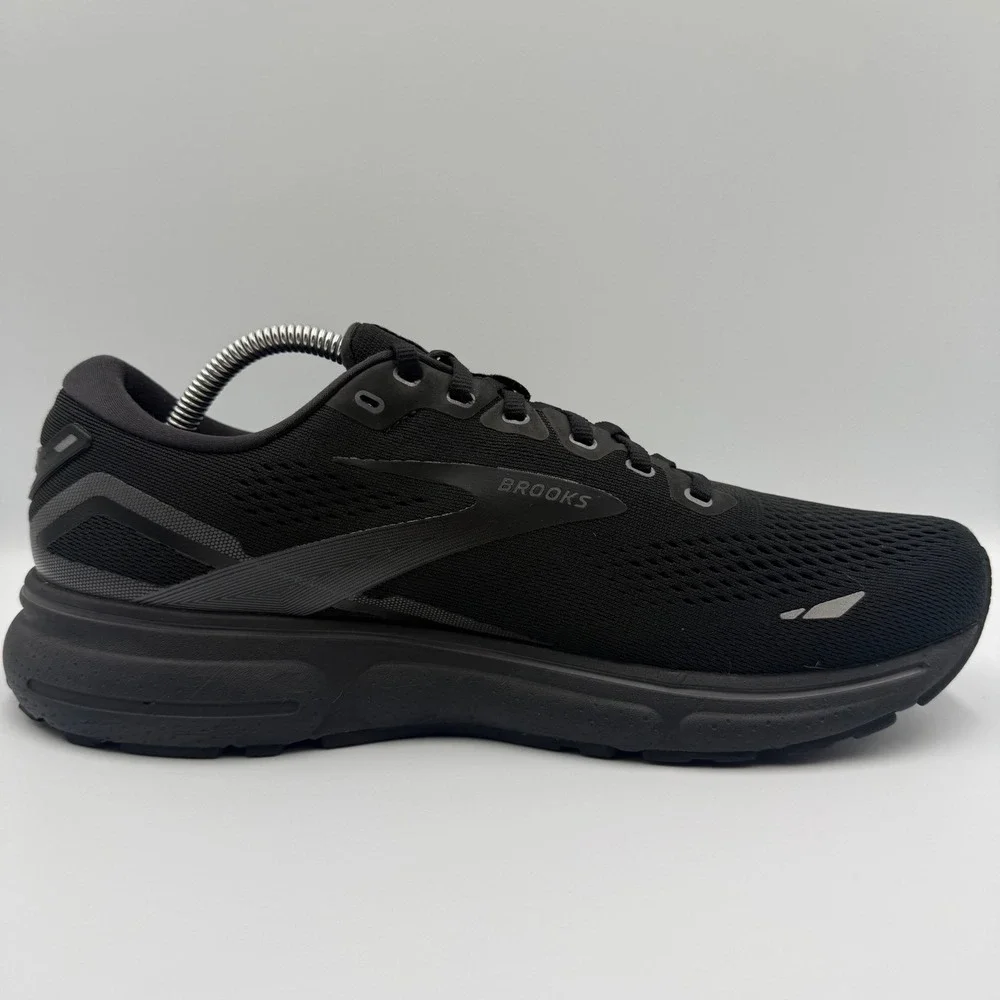 Brooks Ghost 15 Running Shoes Black Women's Size 12 Athletic Sneakers Men's 10.5